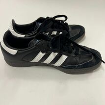 adidas スニーカー 黒 SAMBA 23cm 中古品_画像4