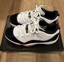 NIKE AIR JORDAN 11 LOW Gym Red US9 27.0㎝ AV2187-160 OG RETRO Concord Bred ナイキ エアジョーダン 3 1 2 4 5 6 9 12 13 ブレッド_画像3