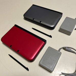 ★任天堂　Nintendo ニンテンドー　3DS LL SPR-001 中古品　動作確認済　充電器　タッチペン付 ２台セット★