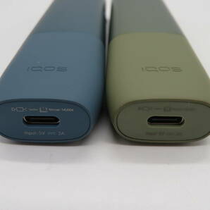 iQOS（アイコス）2点 ILUMA ONE M0004 モスグリーン・アズールブルー 中古品 H3－7A の画像3