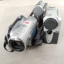 【※訳あり※】SONY ソニー Canon キャノン デジタル ビデオ カメラ HDR-HC3 DCR-PC101 DM-IXY DV M5 3台 まとめ 1円スタート #734_画像1