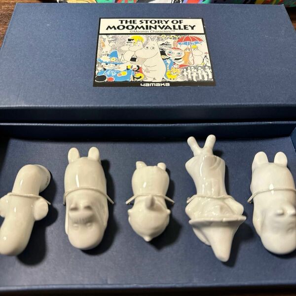 未使用　MOOMIN (ムーミン) 箸置き 5個セット 山加商店　(Yamakasyoten) はし置き