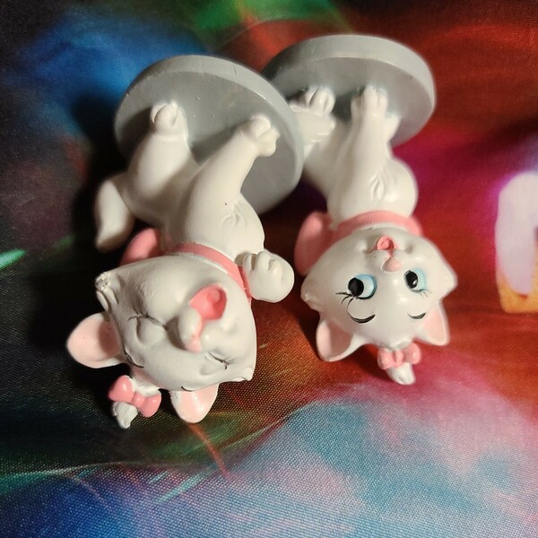 2種セット ディズニー マリー 未使用 フィギュア 人形 Disney ドール ミニ 韓国 Marie おしゃれキャット cat