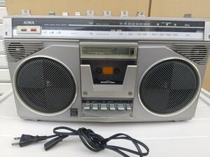 【即決】AIWA CS50 ラジカセ　★カセットプレーヤー AM FM ステレオラジオ ★ジャンク品　昭和レトロ アイワ★カセットレコーダー