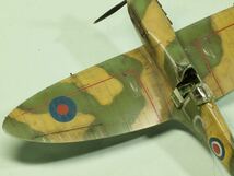 完成品 1/48 タミヤ スピットファイア Mk.1 RAF ダンケルク スーパーマリン 英国機 ディテール追加 _画像4