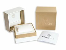 新品1円 ヴェルサーチVERSACE 高級スイス製クロノグラフ 50m防水 激レア日本未発売 イタリアブランド本物 新品 未使用 メンズ 本革ベルト_画像10