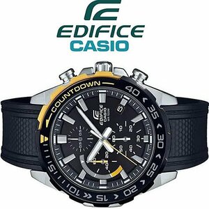 新品1円 カシオ 逆輸入EDIFICE メーカー完売で入手困難 100m防水クロノグラフ 逆回転防止ベゼル日本未発売 CASIO未使用メンズ カシオ腕時計