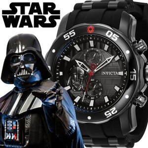 【定価11万】公式スターウォーズ特別限定モデル ダースベーダー 世界限定1977本 100m防水 セイコー製ムーブ搭載 メンズ INVICTA