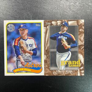 〝最新インサート祭り〟【Nolan Ryan(ライアン)】2024年TOPPS 89'&Grand Games 2枚！