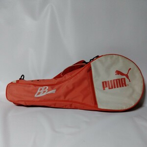 PUMA tennis racket case bag Boris be car model red white 2~3ps.@ for borisbecker Puma 