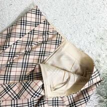 1円☆【極美品】BURBERRY バーバリーブルーレーベル　ノバチェック　スカート　ベルト付　フリル_画像7