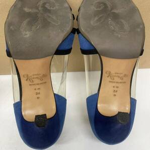 BR☆ パンプス おまとめ GINZA KANEMATSU RANDA JIMMY CHOO サイズ 37 24 23.5cm ハイヒール ブラック ベージュ スエード エナメル ヒール の画像7