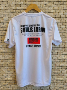 SOULS ロゴ ドライTシャツ ≪ホワイト≫Mサイズ