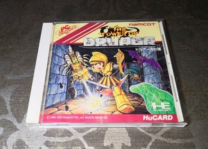 【綺麗・ハガキ付き】PCエンジン ナムコ Huカード ドルアーガの塔 / PCE HuCARD NAMCOT THE TOWER OF DRUAGA /