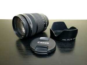【AF動作確認済】Canon キャノン ズームレンズ EF-S 18-135mm 1:3.5-5.6 IS STM EW-73B 純正レンズフード デジタル一眼レフカメラ 現状品
