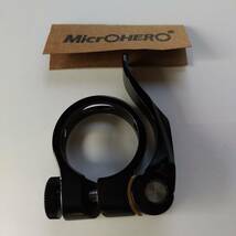 MicrOHERO クイックリリース式 シートクランプ Φ31.8mm 軽量アルミ合金　新品未使用　送料　全国一律185円_画像4