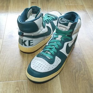 【318677-131】00's NIKE TERMINATOR HIGH (VNTG) USED US11 29.0cm 2008年製 ナイキ ターミネーター ビンテージ BE TRUE YOUR SCHOOL 緑灰の画像1