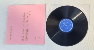 【再生未確認】謠曲 紅葉狩 梅若万三郎 吉野天人 木原康二 全曲 能楽名鑑会 LP レコード レトロ コレクション 能楽