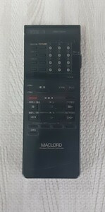 ナショナル MACLORD リモコン VEQ0644 National マックロード 用 松下電器産業 ビデオデッキ 