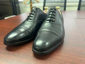 JOHN LOBB ジョンロブ CITYⅡ 8000 キャップトゥ 黒 内羽根 8 1/2 中古