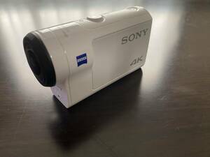 中古　SONY FDR-X3000 アクションカメラ　4K 充電器　バッテリー×３　micro HDMI 防水ケース　アタッチメント多数　ほぼフルセット