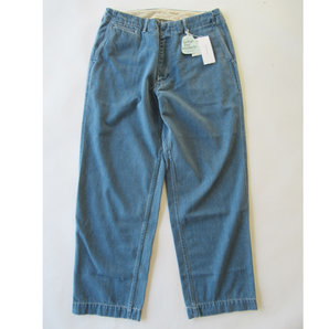 2024SS nanamica Wide Denim Pants インディゴブリーチ サイズ34 /ナナミカノースフェイスパープルレーベルデニムパンツの画像2