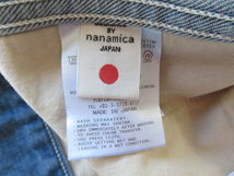 2024SS nanamica Short Denim Jacket インディゴブリーチ サイズM /ナナミカノースフェイスパープルレーベルデニムジャケット_画像5