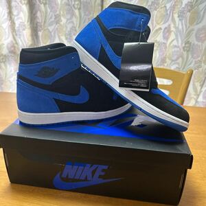 Nike Air Jordan 1 Retro High OG Royal Reimagined BLACK/ROYAL BLUE-WHITE NOIR/BLANC/BLEU ROYAL 29.5cm