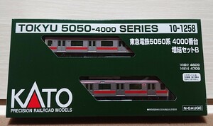 ☆KATO カトー 「東急電鉄 5050系 4000番台 (品番10-1258)」 増結セットB(中間車2両) 未使用・未開封です 東急東横線 副都心線☆