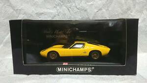 ミニチャンプス エクスクルーシブ AutoBild Edition ランボルギーニ ミウラ LAMBORGHINI MIURA MINICHAMPS イエロー ミニカー 1/43 現状品