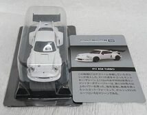 1/64 京商 ポルシェ 911 RSR ターボ PORSCHE 911 RSR TURBO KYOSHO ミニカー 白 中古現状品_画像1