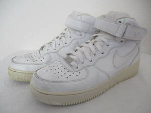 ★NIKE AIR FORCE 1 MID 07*ナイキ エアフォース 1 ミッド★315123-111 WHITE/WHITE スニーカー 26.0cm