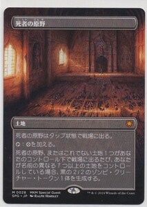 即決/MTG 死者の原野　日本語/拡張　ボーダレス　スペシャルゲスト