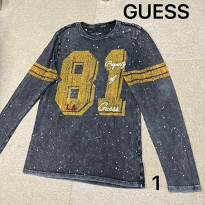 Guess ゲス　長袖Tシャツ　カットソー ロンT 長袖 長袖トップス 薄手