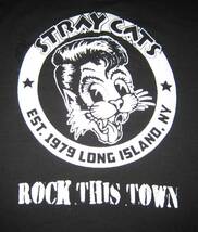 ストレイ・キャッツ　STRAY CATS　ロンT　黒　M　L　LL　３サイズからお選びください _画像2