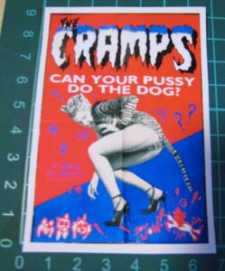 THE CRAMPS　クランプス　ポイズン・アイビー　大判　◆　防水ステッカー