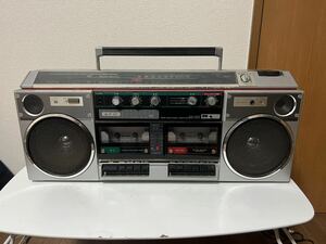 SANYO 三洋電機 MR-W10 STEREO RADIO DOUBLE CASSETTE RECORDER ラジカセ