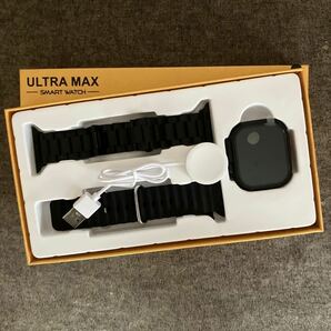 【即納】最新型 新品 スマートウォッチ HK9 ULTRA MAX 黒 2.19インチ 健康管理 音楽 スポーツ 防水 血中酸素 Android iPhone対応③の画像1