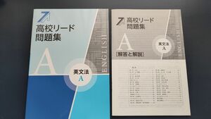 【最新版】 新品 高校リード問題集 英文法A【解答付】