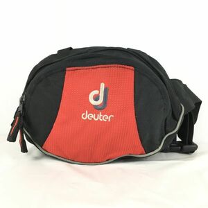 deuter/ Deuter корпус сумка сумка-пояс красный × чёрный маленький .. труба NO.B8-60