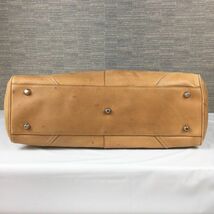 COACH/コーチ　レザー　ハンド/トートバッグ　茶/ブラウン　タッセル付き　管NO.B23-3_画像4