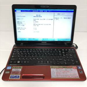 ジャンク扱い　BIOS起動確認済　東芝 dynabook T451/58ER　Core i7 2670QM　メモリ 8GB　ブルーレイ　15.6インチ 部品取り 研究用に