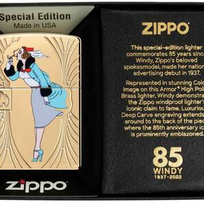 Zippo WINDY 85周年記念限定品、新品未使用品！の画像6