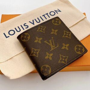 H0724 【美品】 LOUIS VUITTON ルイヴィトン M62288モノグラム ポルトフォイユ マルコ 二つ折り 財布 ウォレット　