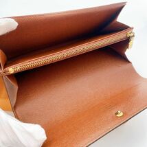 H0699【極美品】LOUIS VUITTON ルイ・ヴィトン ポルトフォイユ・サラ　モノグラム 長財布 二つ折り財布　カード収納×2_画像5