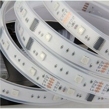 光が流れるLEDテープライト RGB 5M 132種類パターン 調光 リモコン付き IP68 LEDテープ DD60set_画像9