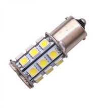 24V S25 180°平行ピン BA15S LED 27連 5050 シングル バックランプ サイドマーカー トラック 白 ホワイト 10個セット wd81-W_画像5