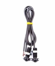 12V 18mm COB 防水 デイライト スポットライト ボルト固定 丸型 埋め込み 強力 ブルー 発光 ブラックボディ 10個 セット WD132_画像6