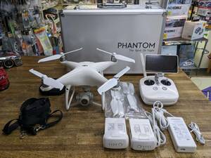 ☆DJI phantom4 pro+ v2.0　インテリジェントフライトバッテリー３本付き　中古品☆