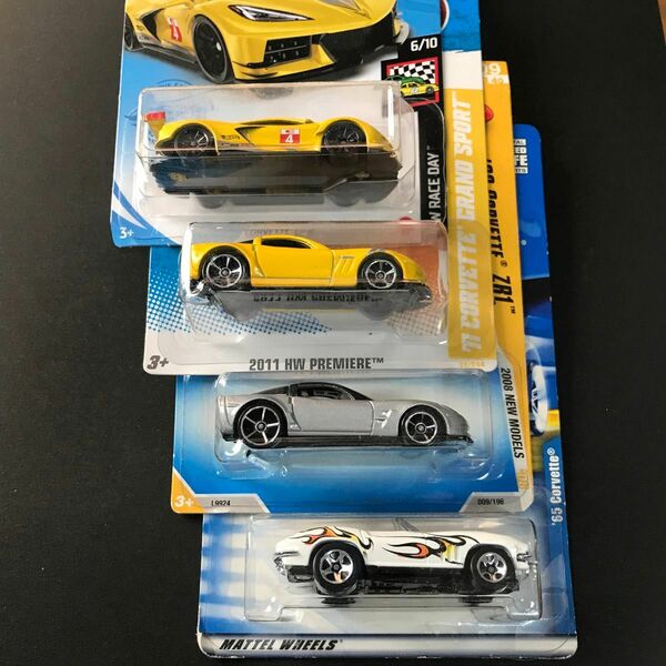 HOTWHEELS CORVETTE コルベット4台セット